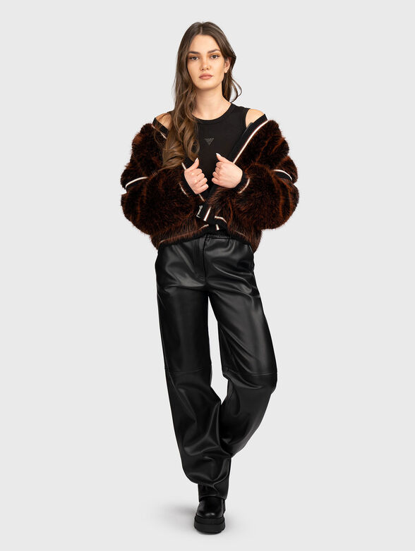 MICHAELA EMBELLISHMENT top with rhinestones logo - 2