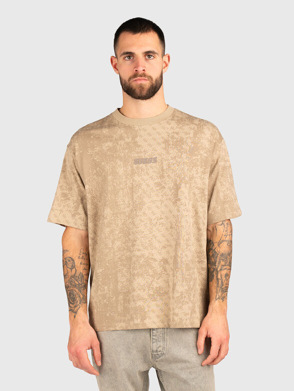 Cotton T-shirt with logo - 1