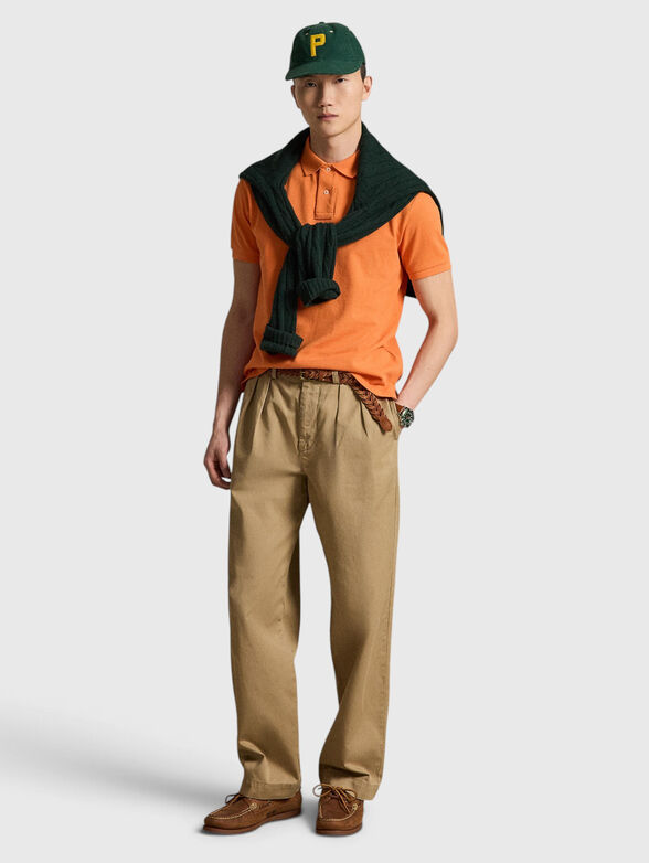Orange cotton Polo shirt - 2