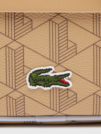 Crossbody bag with monogram logo print - 5