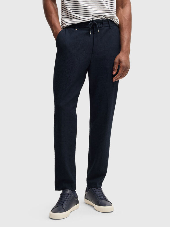 C-PERIN slim trousers with ties - 1