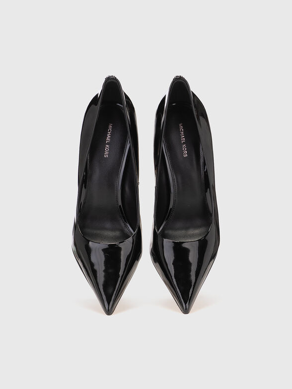 Leather high heeled shoes - 6