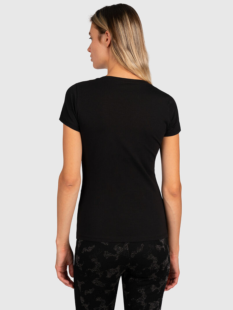 T-shirt with embroidery and sequins - 3