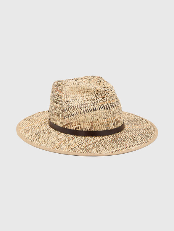 Woven raffia hat - 2