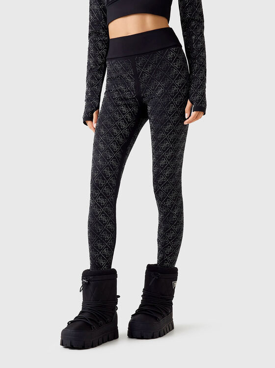 DEBBY leggings with applied 4G rhinestones - 1