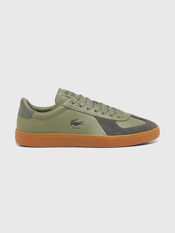 Leather shoes with logo detail - 1