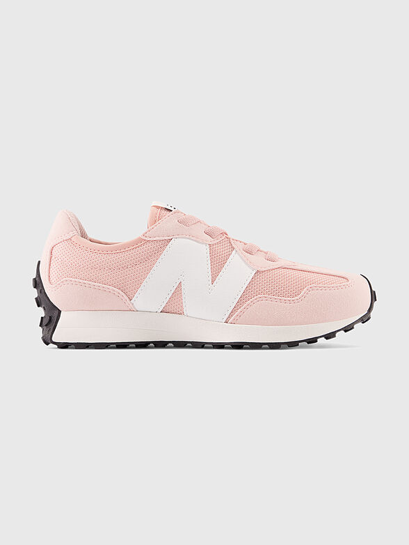 327 light pink sports shoes with logo - 1