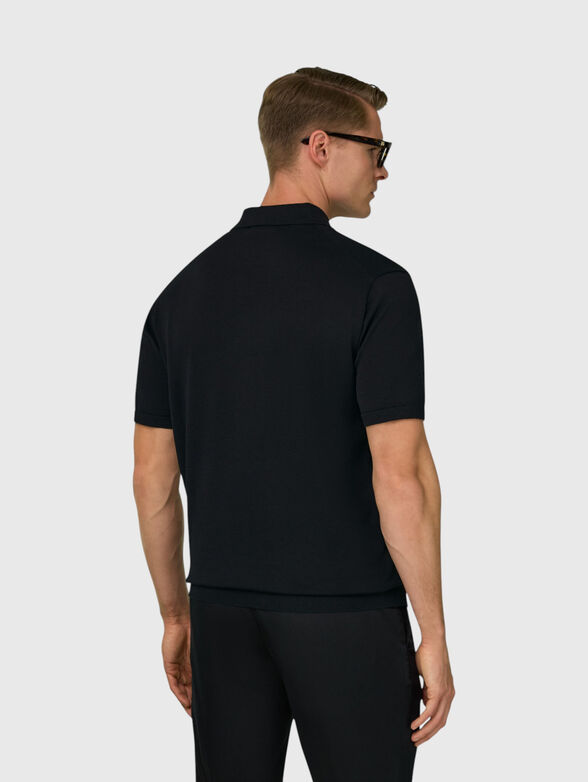 Black polo-shirt - 4
