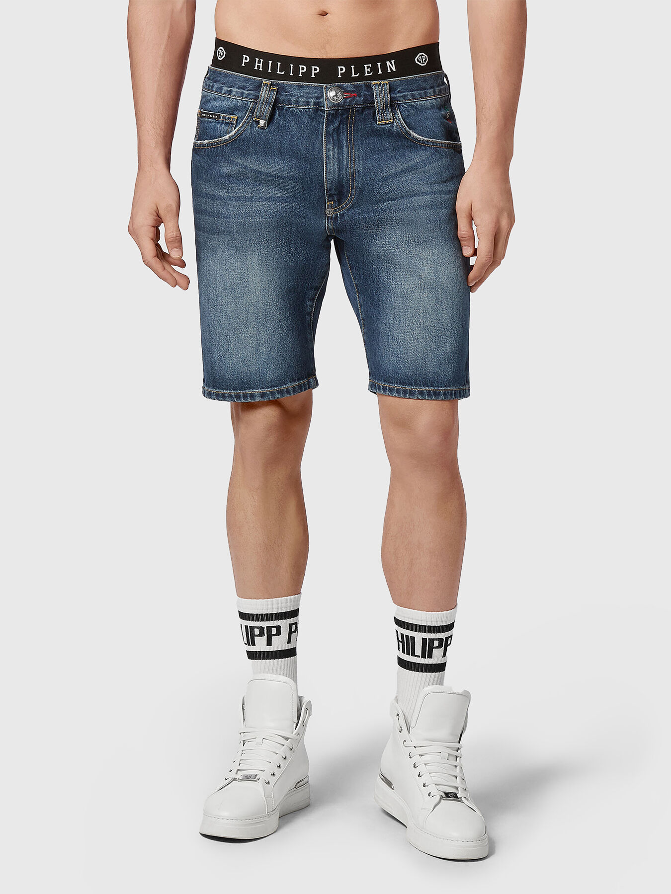 Philipp plein denim shorts discount