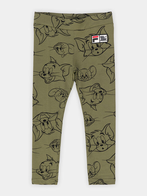 TOKAT  leggings with TOM AND JERRY print - 1