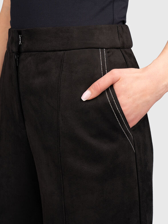 High-waisted sports trousers - 4