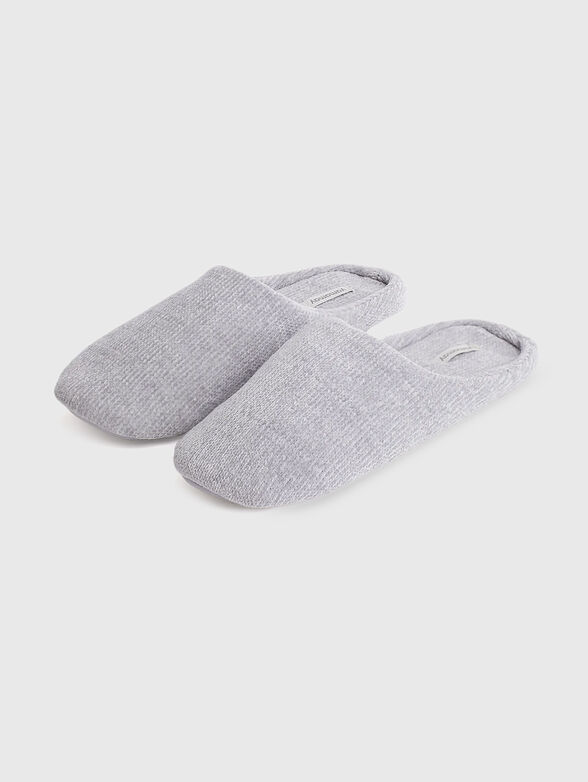 Best Friends grey slippers - 1