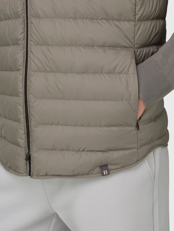 Quilted down vest - 4