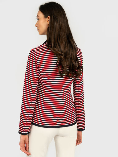 Striped jersey jacket - 3