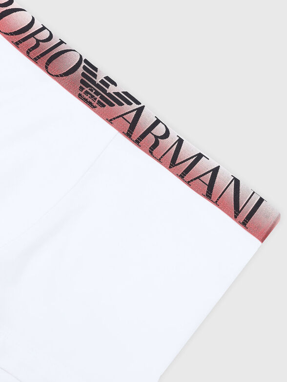 Cotton boxers with contrasting logo detail - 4