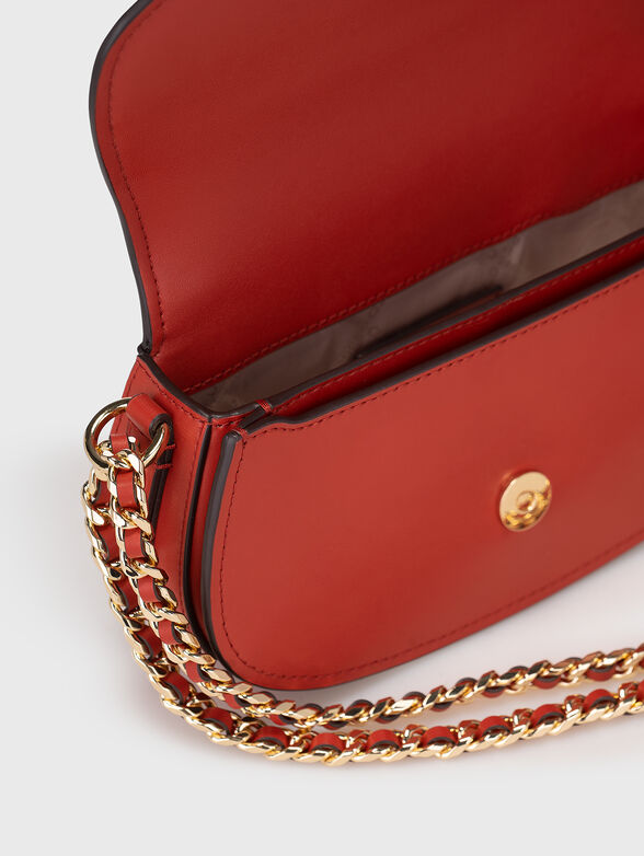Leather bag with golden details - 6