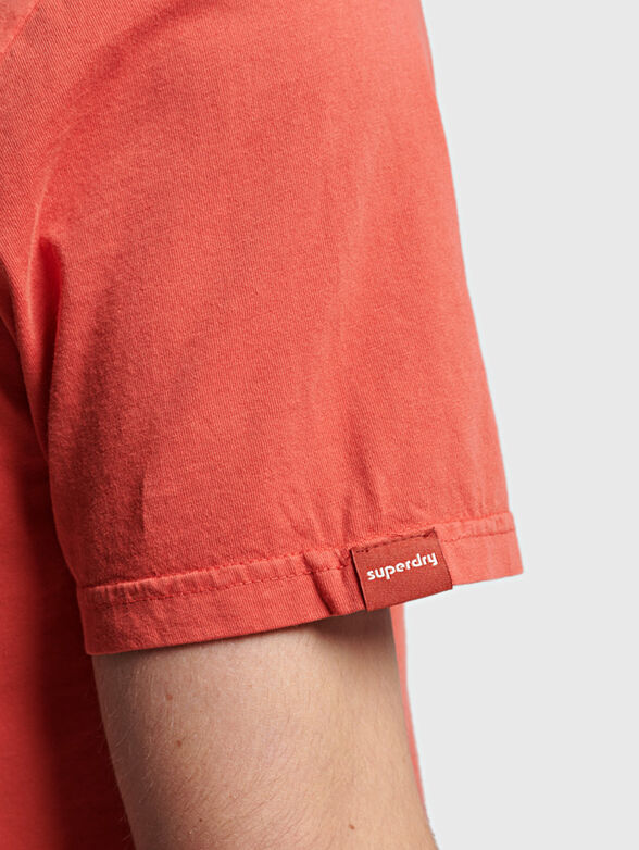 Cotton blend T-shirt with logo  - 3