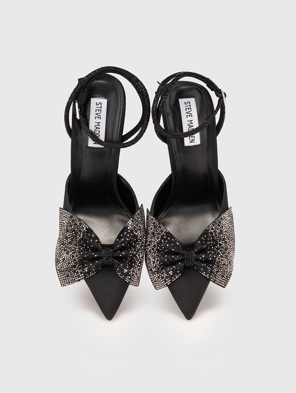Heeled shoes with rhinestones - 6