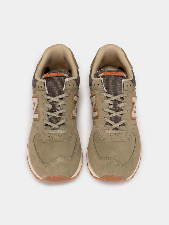 574 suede sports shoes - 6
