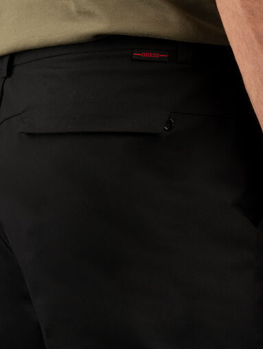 Black chino trousers with laces - 3