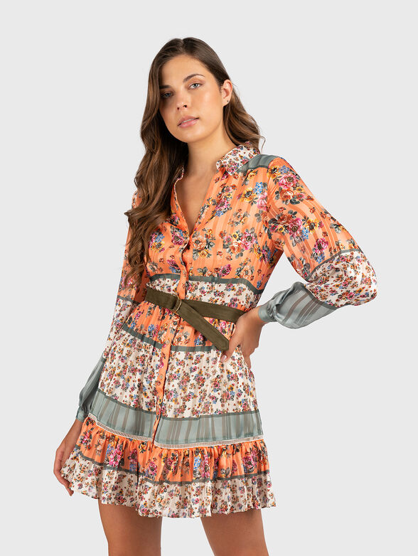 DANIELLE mini dress with belt - 1