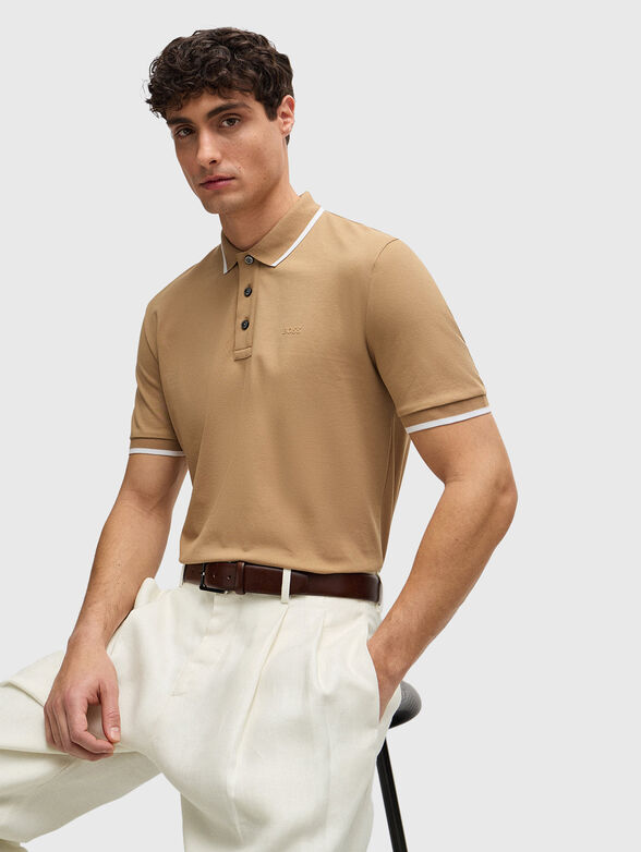 Short sleeved cotton polo shirt - 4