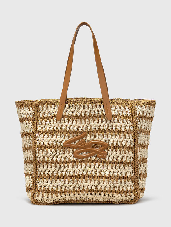Woven bag with embossed logo - 1