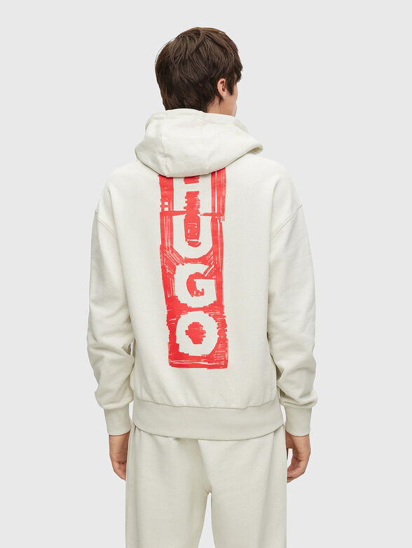 Black sweatshirt with vertical logo - 2