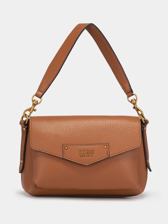 BRENTON shoulder bag with gold logo - 1