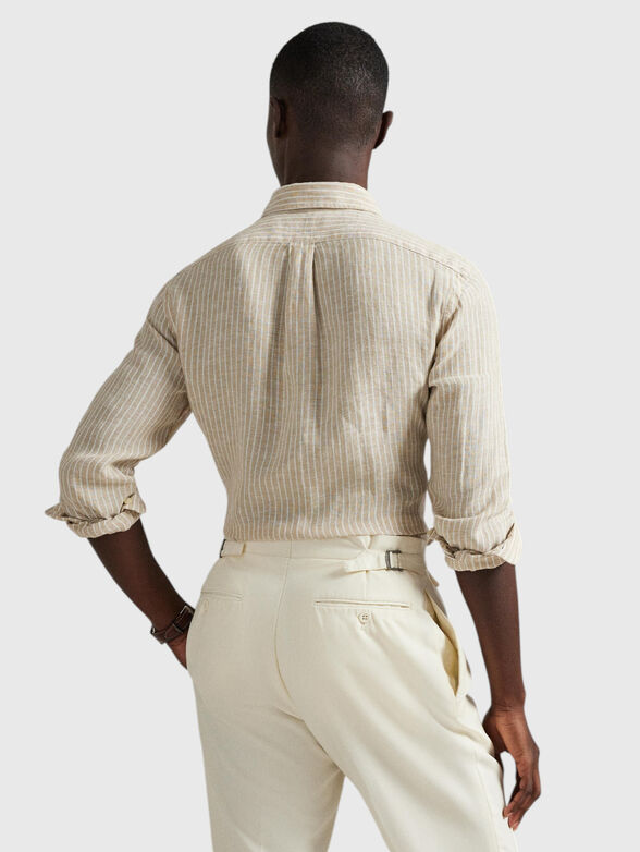 Striped linen shirt - 3