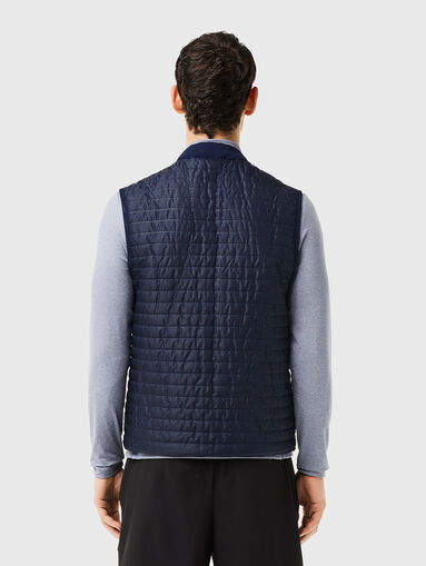 Reversible vest in blue  - 3