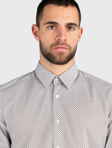 Shirt with monogram print  - 5