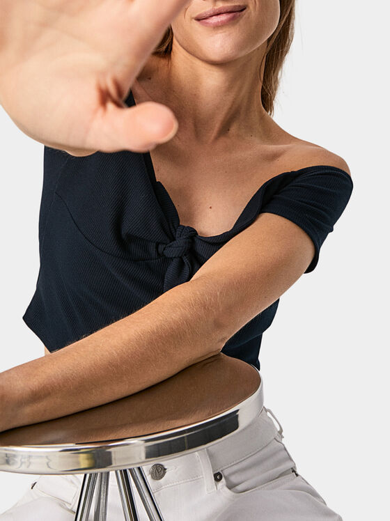 Топ BETH с деколте тип лодка - 2