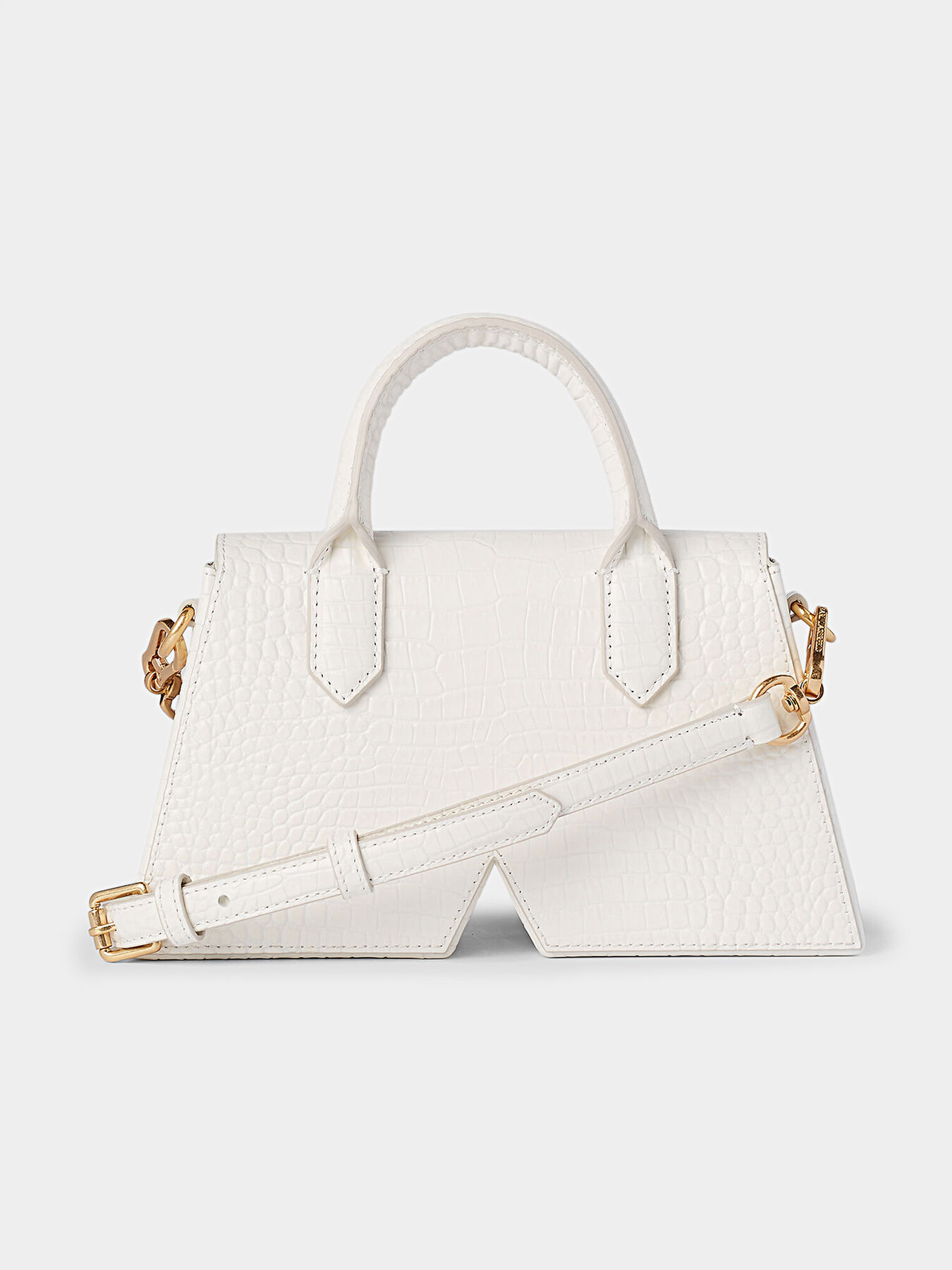 K/ESSENTIAL black bag with croc texture brand Karl Lagerfeld