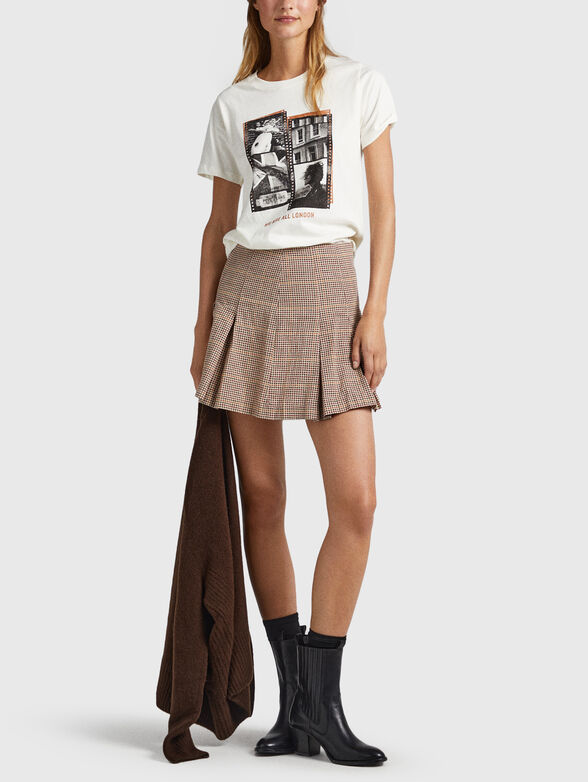 CHELSEA cotton T-shirt with art print - 2