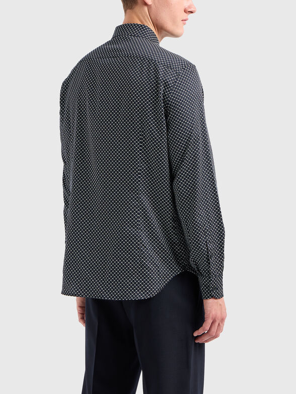 Shirt with monogram micro print - 3