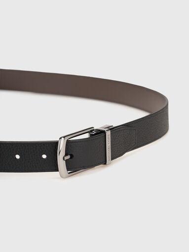 Double faced genuine leather belt - 5