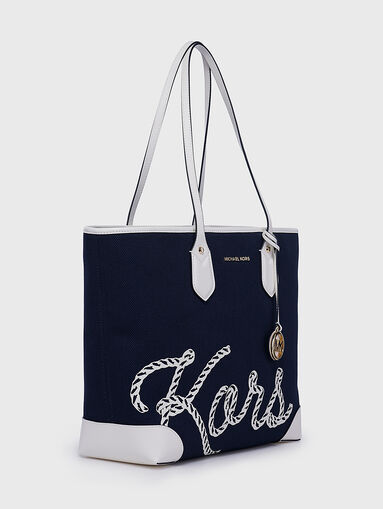 Tote bag with contrasting logo print - 4