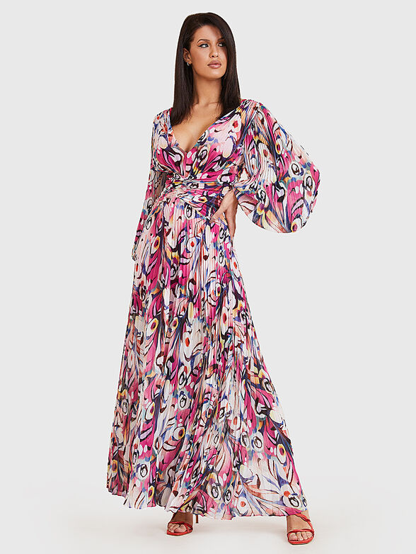 WONDERLAND maxi dress with print - 1