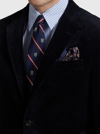 Tailored fit corduroy suit jacket - 4