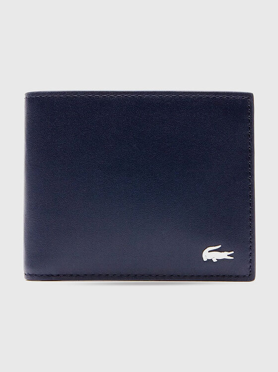 Black leather wallet - 1