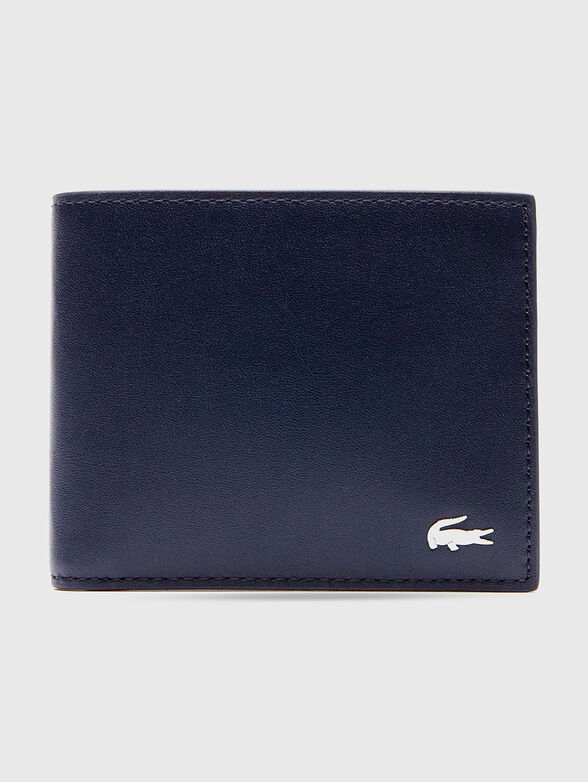 Black leather wallet - 1