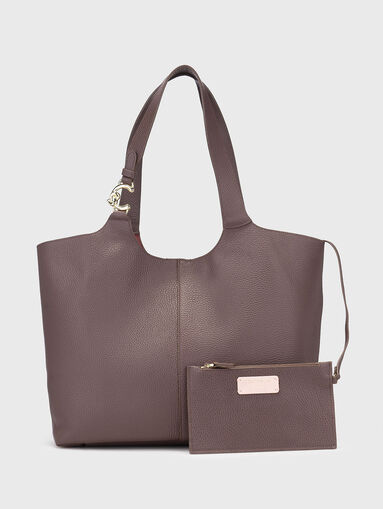 Big leather bag with logo - 3