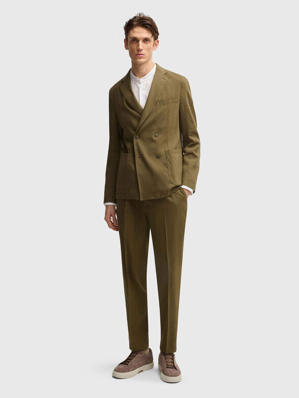 P-PERIN linen trousers - 4