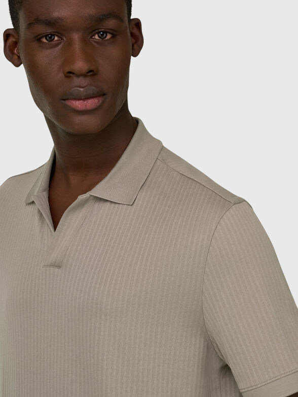 Short-sleeved cotton polo shirt - 4
