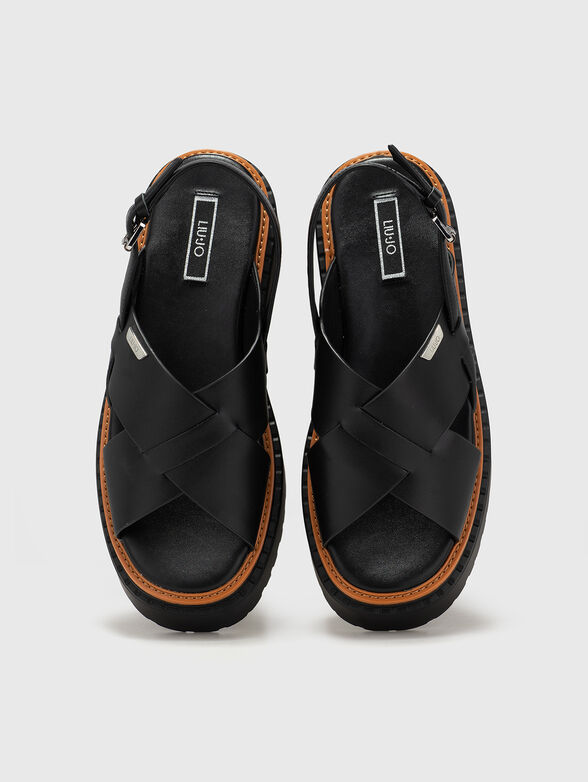 BESSIE 02 black sandals - 6