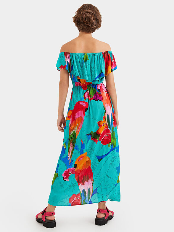 Dress with tropical print - 2