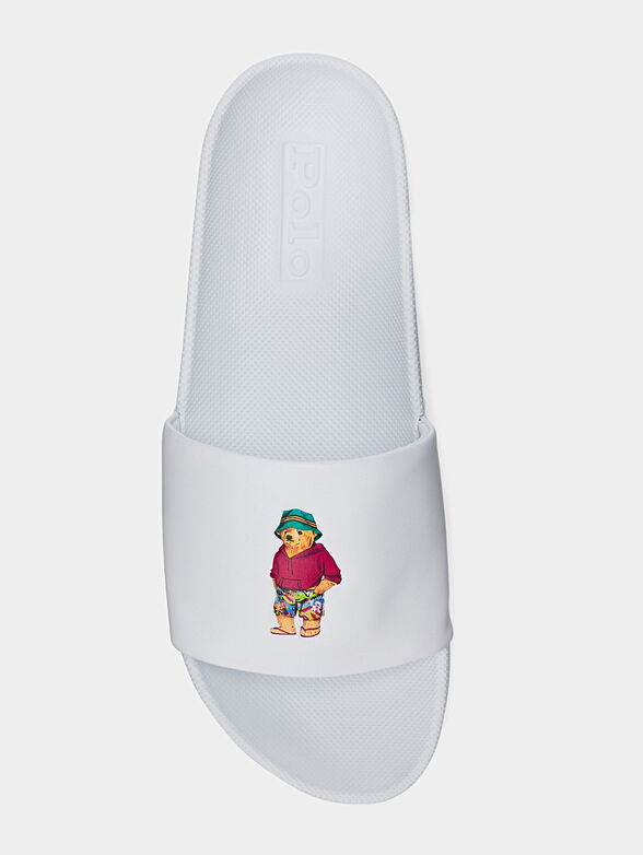 Beach slippers with Polo Bear logo - 4