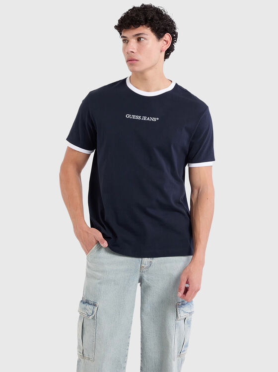 Cotton T-shirt with logo - 1