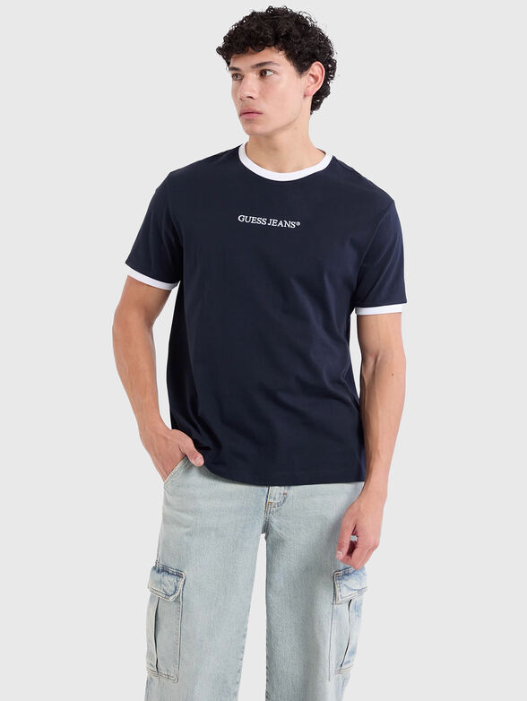 Cotton T-shirt with logo - 1